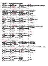 Đề cương ôn thi môn Tiếng Anh Lớp 12 (Có đáp án)
